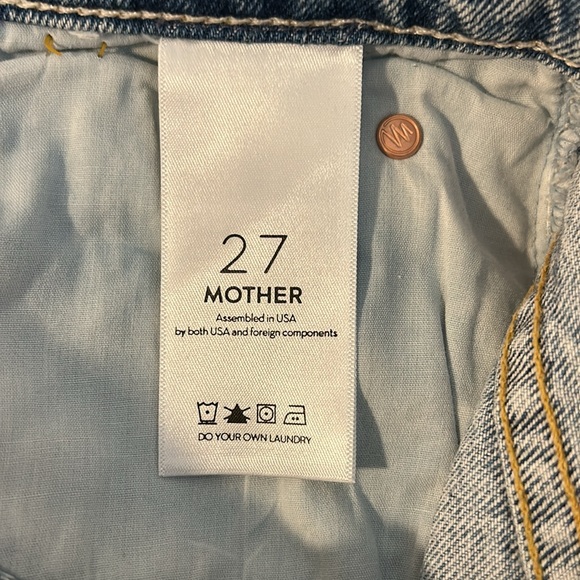 Mother Superior Jeans “The Dazzler Ankle” List It Wash Color   27 - Picture 9 of 10